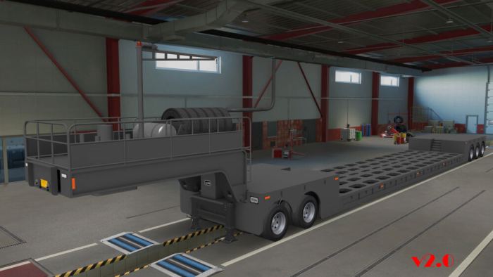 Mod Trailer Multiaxle ETS2: Kendaraan Pengangkut dengan Kapasitas Besar